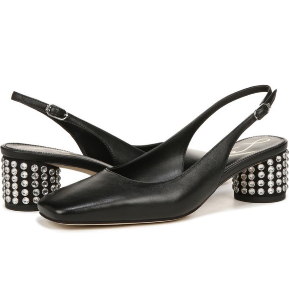 Sam Edelman Terra Rhinestone Slingback Pump 7.5 - Picture 2 of 6